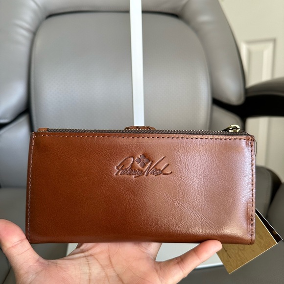 Patricia Nash Vintage Distressed Braided Set: LedraBucketBag & NazariWallet, NWT - Picture 12 of 17